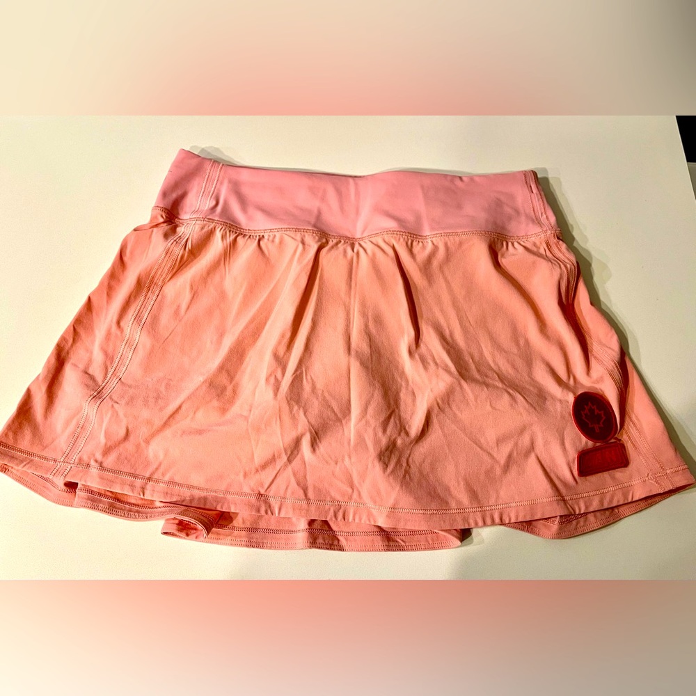 Lululemon Pace Rival Mid-Rise Skirt (Long)_Team Canada_Discontinued version